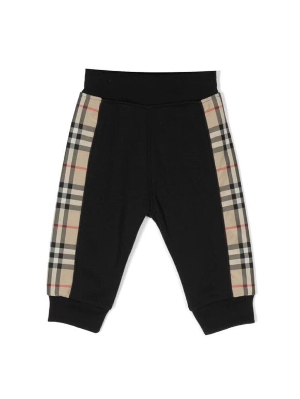 Burberry Check-Print Jogger Pants in Black, Size 2 Years New w/Tag